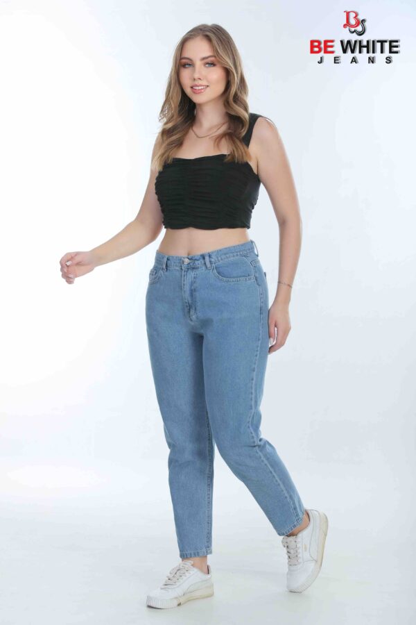 Be White Jeans Straight Leg Normal Waist Women's Jean Trousers - Image 4