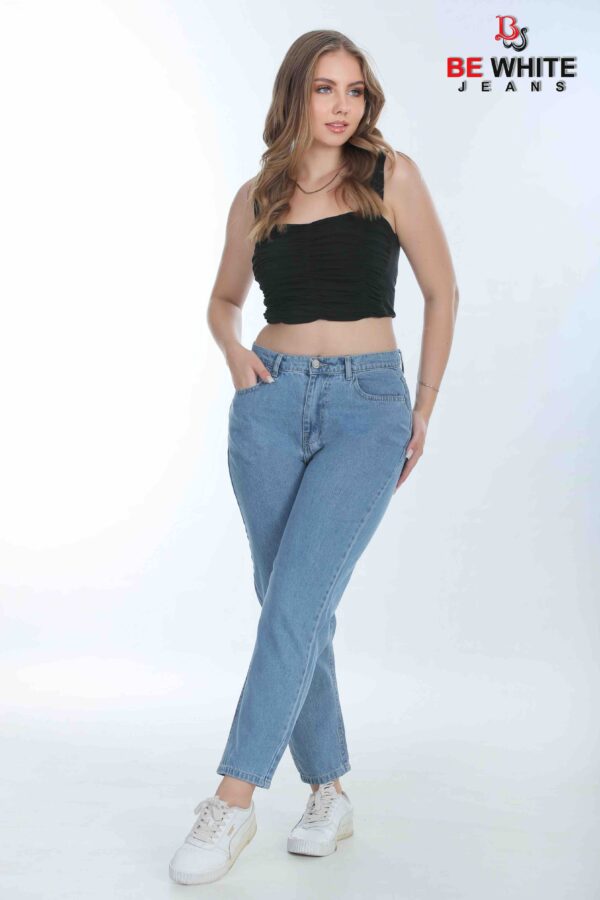 Be White Jeans Straight Leg Normal Waist Women's Jean Trousers - Image 2